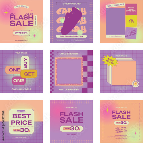 Flash Sale Social Media Post Templates