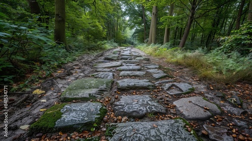 Stone path left over