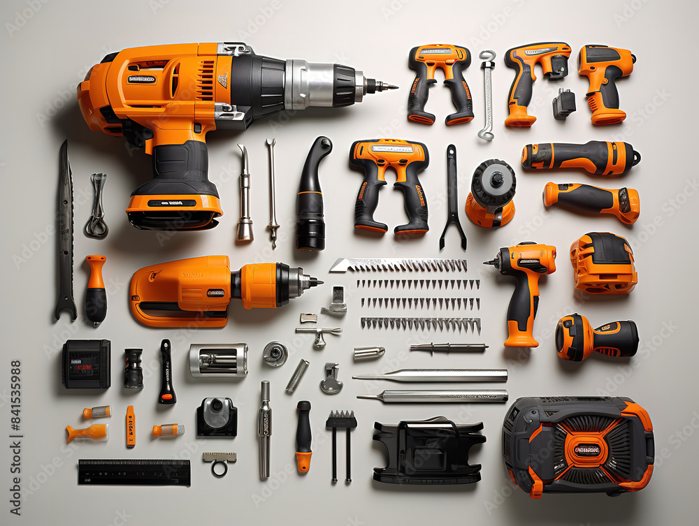 Construction tools set Construction tools set