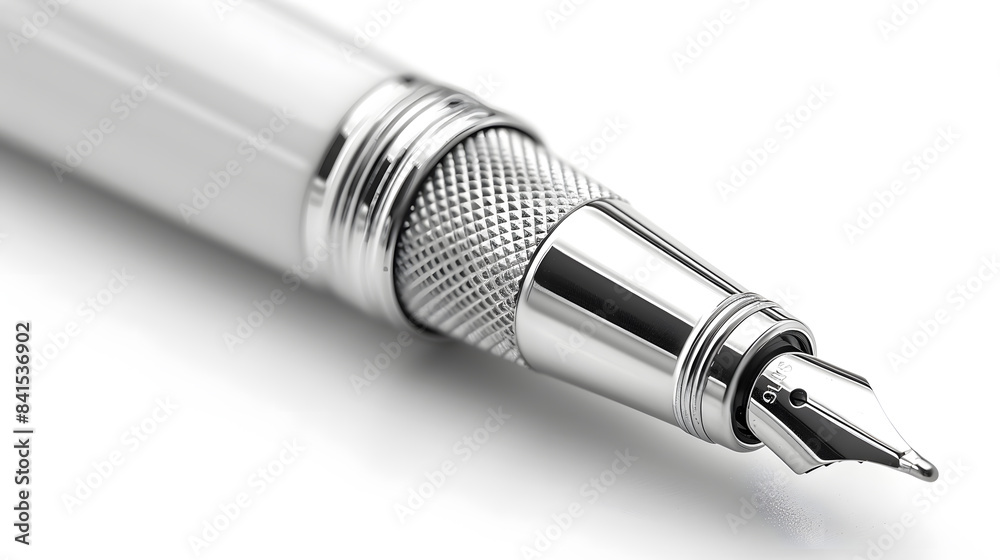 fountain pen on white background fountain pen on white background