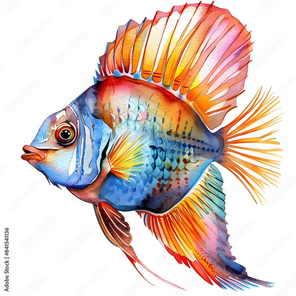 Vibrant Tropical Fish with Mesmerizing Colors and Patterns Vibrant Tropical Fish with Mesmerizing Colors and Patterns