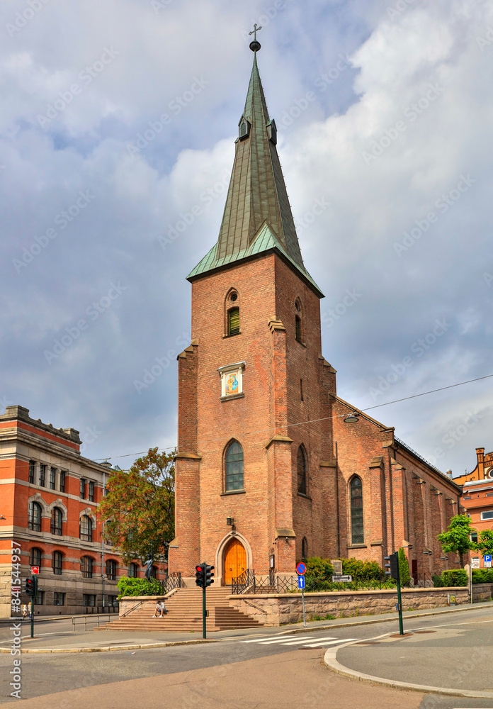 Norway Oslo city view on a cloudy summer day Norway Oslo city view on a cloudy summer day