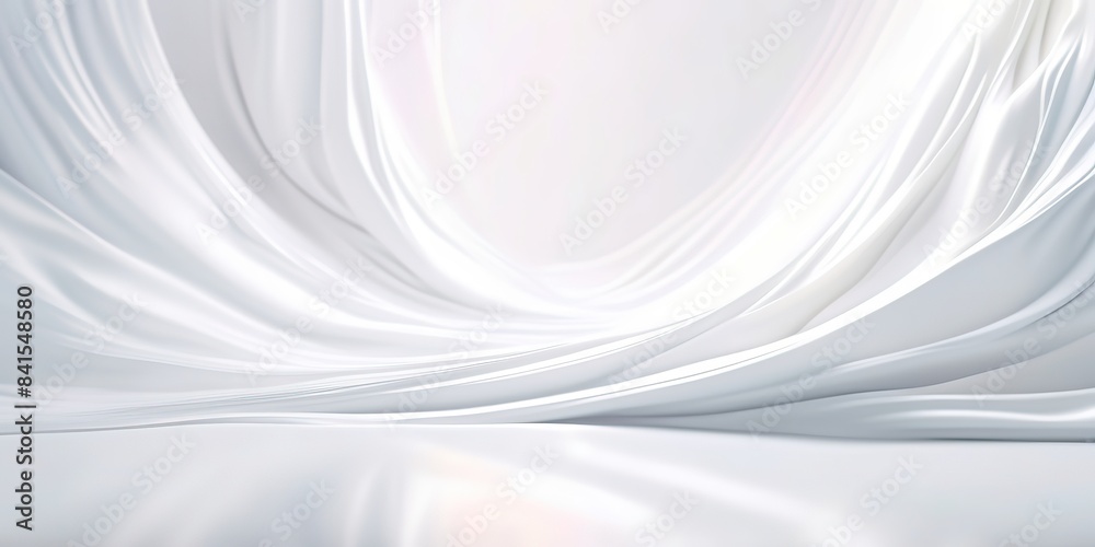 Abstract white wavy background Abstract white wavy background
