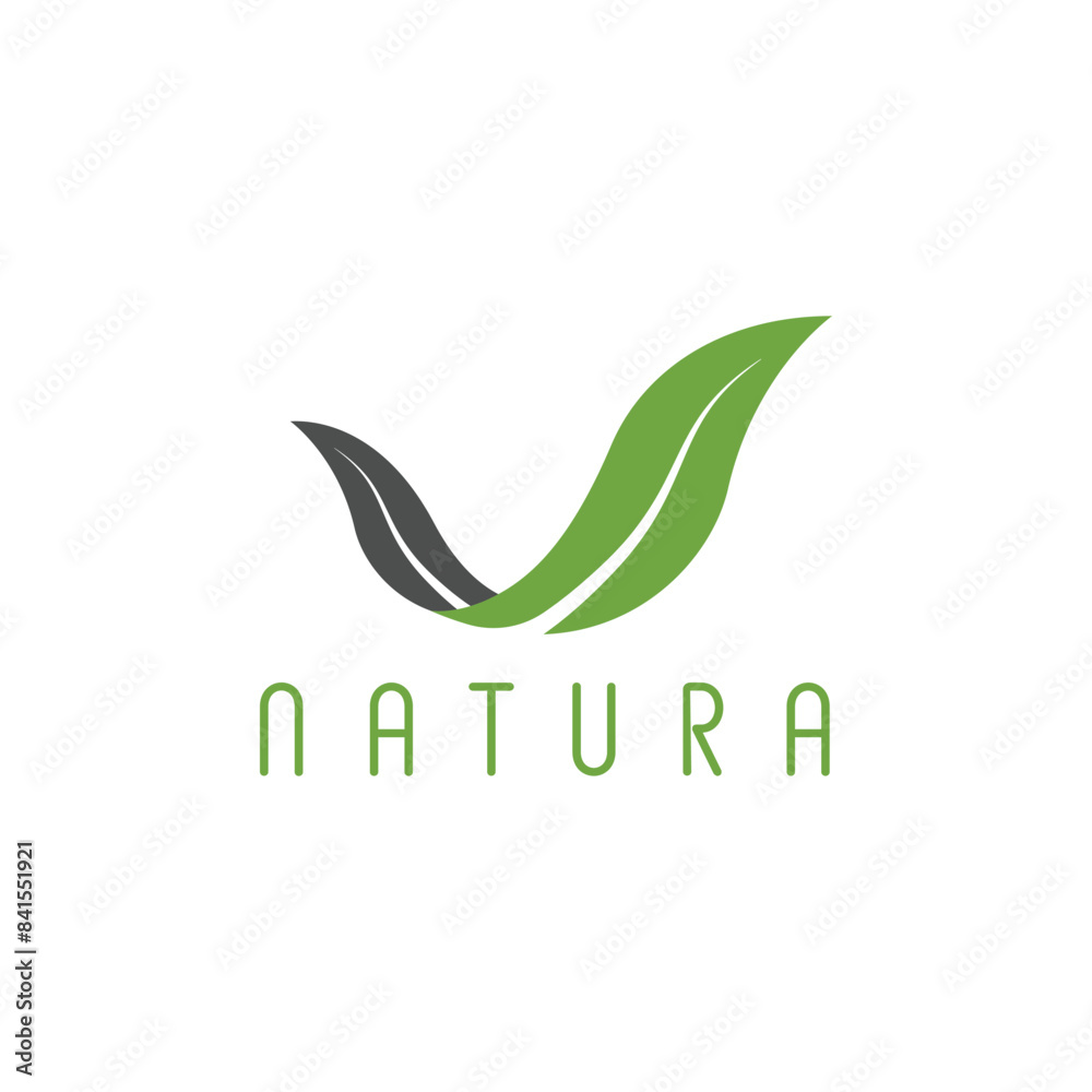 Organic farming logo design - eco nature green leaf Organic farming logo design - eco nature green leaf