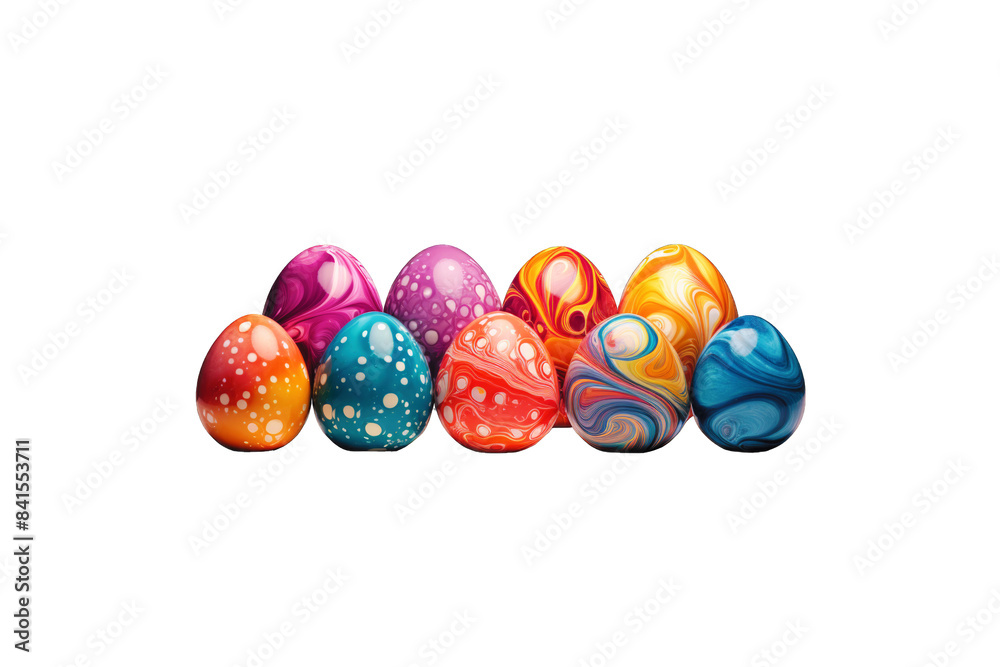Obraz premium I Love Easter Eggs (PNG 10800x7200)