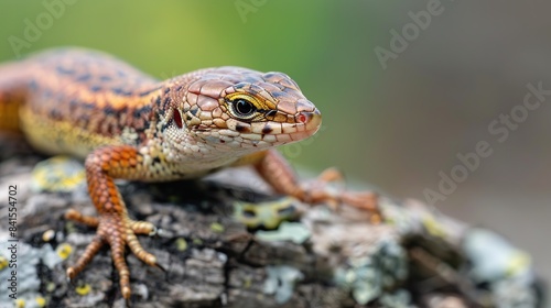 small lizard on the stone. Generative Ai © We3 Animal
