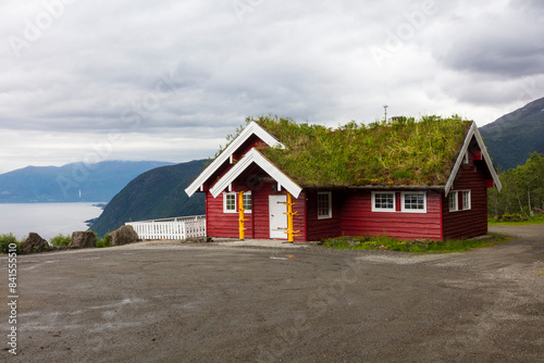 Norway Kinsarvik on a cloudy summer day