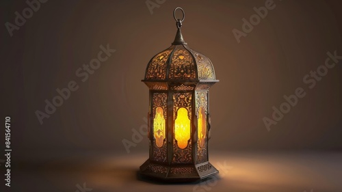 Authentic Vintage Arabic Lantern Illuminating with Style
