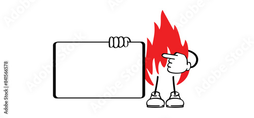 Ablaze mascot, flame with burning hot sparks. Matches, matchstick, lucifer logo. Smoking, fire or flame icon. Match lighted icon. No flames allowed. Stop, do not open fire sign. Matchsticks