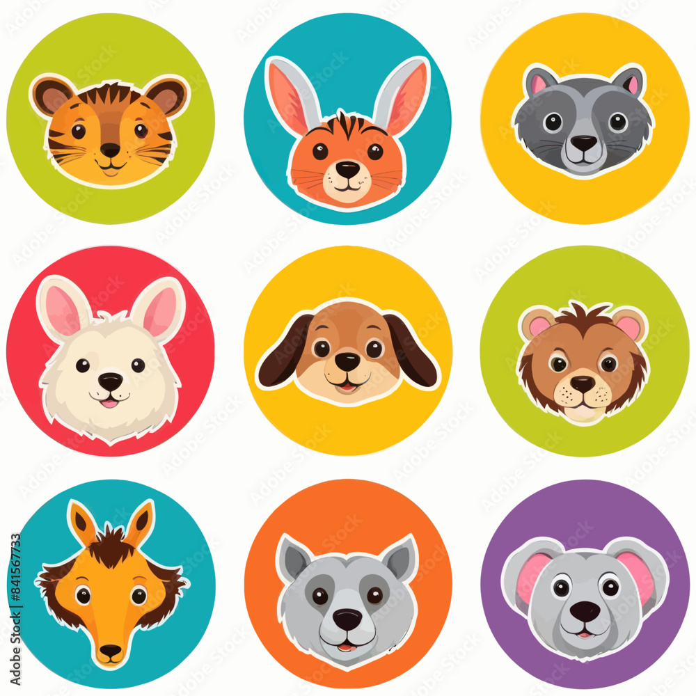a bunch of animals that are in a circle a bunch of animals that are in a circle