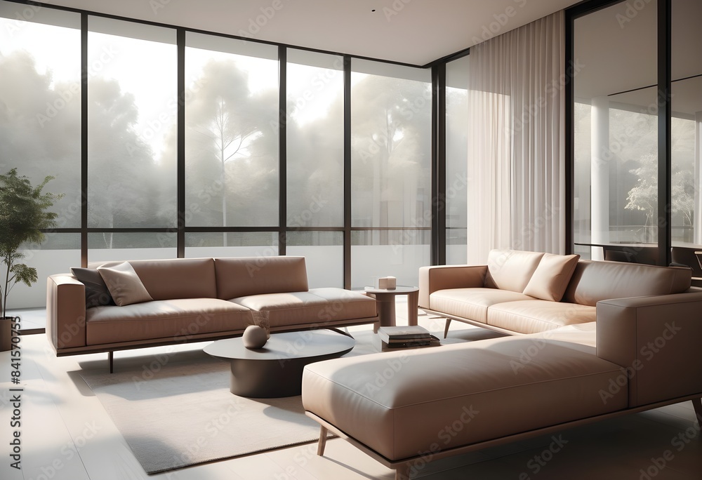 Photo modern style conceptual interior room 3d illustration Photo modern style conceptual interior room 3d illustration