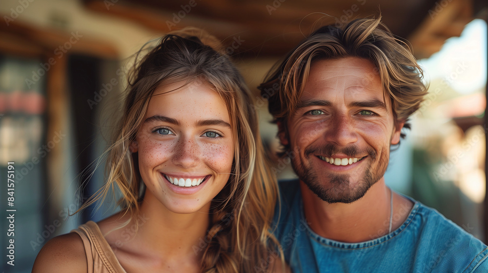 Happy Polish Couple Smile. Marriage. Love. Relationship. Family. Female and Male. Smiling. Happiness. Woman and Man. Romantic. Romance