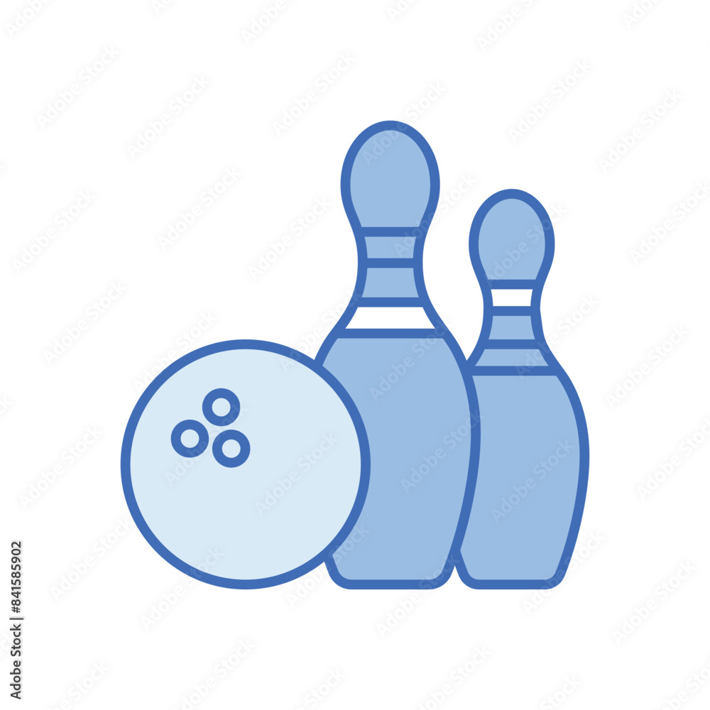 Bowling vector icon Bowling vector icon