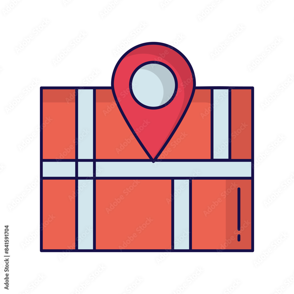 location icon with white background vector stock illustration location icon with white background vector stock illustration