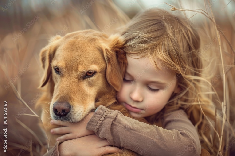 Peaceful Innocence: Child with Closed Eyes