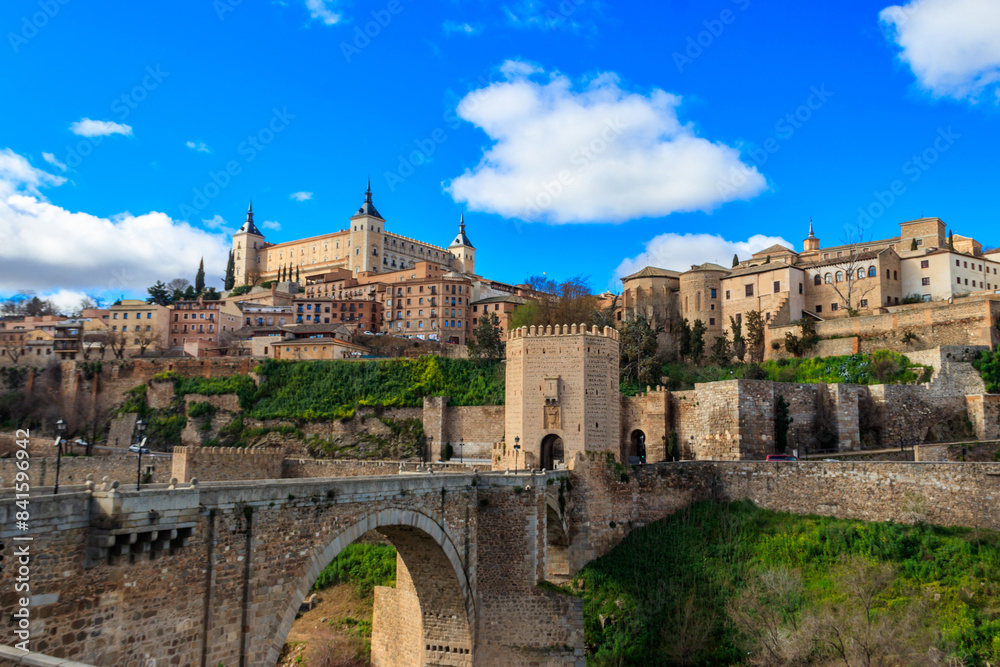 View in the old city of Toledo, Spain View in the old city of Toledo, Spain