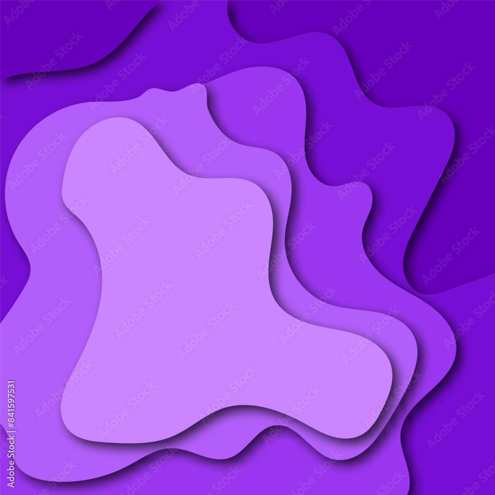 Blue abstract paper wave layer cut background. Paper art style cover design for business banner template and material design. Vector illustration. Eps 10 Blue abstract paper wave layer cut background. Paper art style cover design for business banner template and material design. Vector illustration. Eps 10
