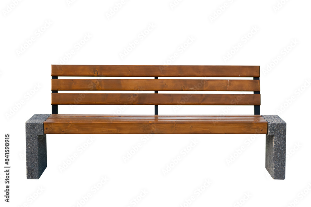 park bench Isolated on white background park bench Isolated on white background