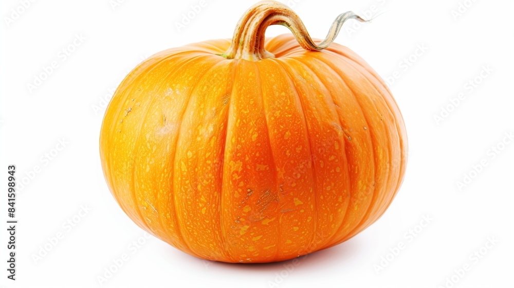 Obraz premium Pumpkin isolated on a white background. Generative Ai