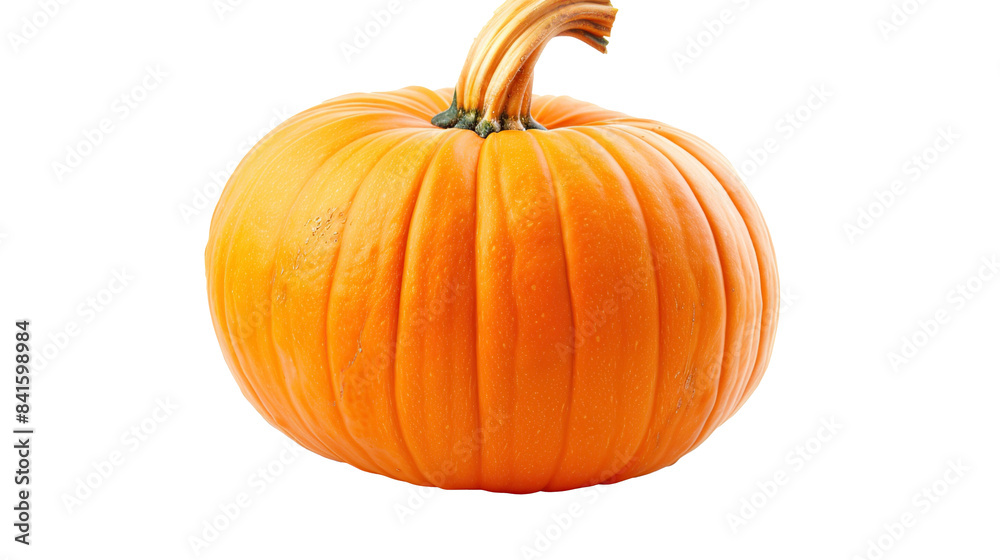 Pumpkin isolated on a white background. Generative Ai Pumpkin isolated on a white background. Generative Ai