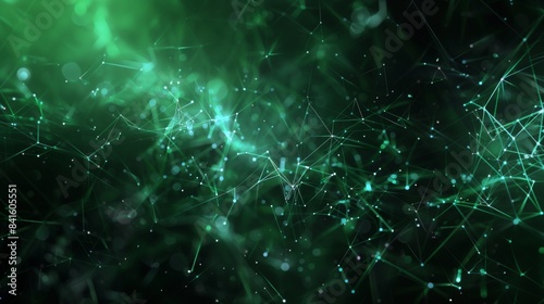 Abstract Digital Network Illustration, Data Flow and Blockchain Technology Integration, Highlighting Modern Connectivity and Security Concepts, graphic for Tech and Business Corporate, banner design, 