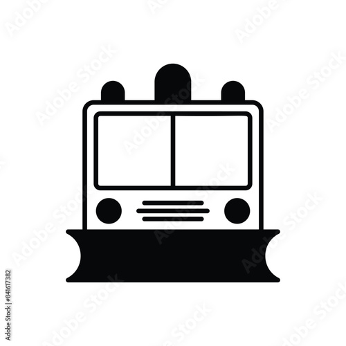 Snowplow vector icon