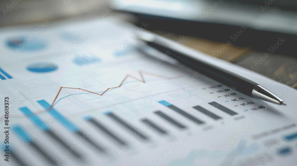 Business Performance Analysis in Modern Office. Business Performance Analysis in Modern Office.