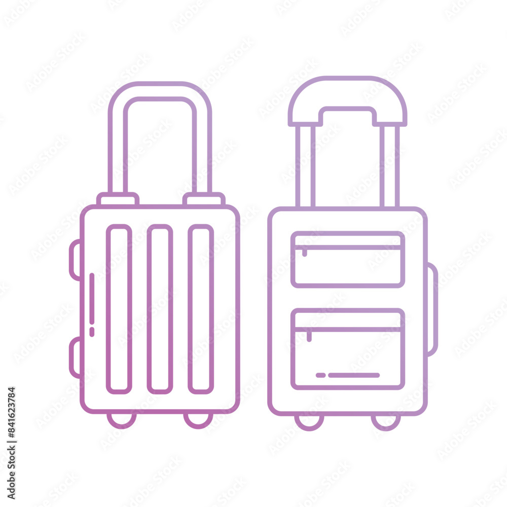 baggage icon with white background vector stock illustration baggage icon with white background vector stock illustration