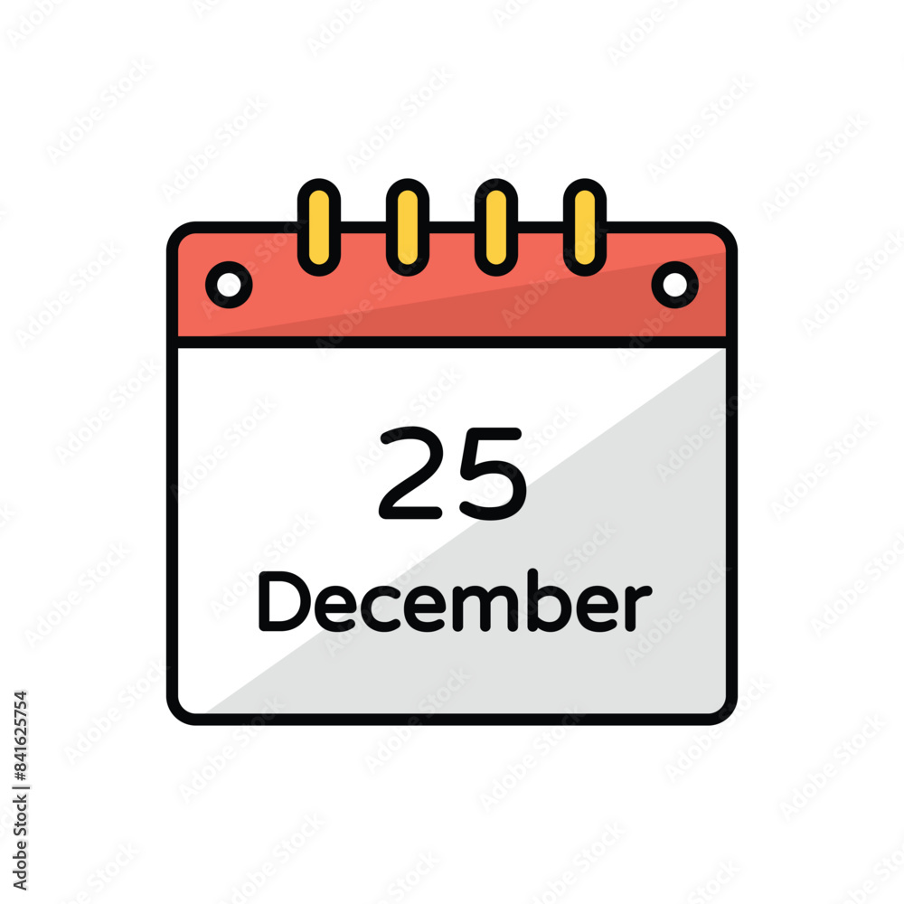 Christmas Day vector icon Christmas Day vector icon