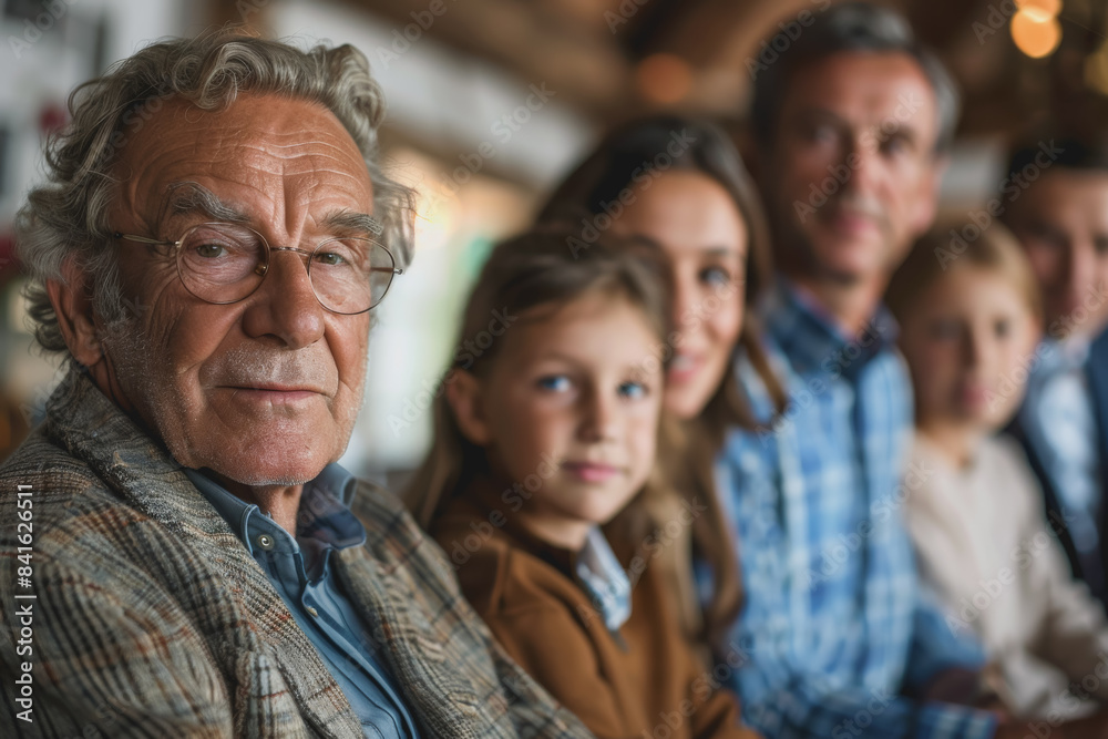 Professional financial advisor illustrating wealth growth strategies to multi-generational families. Professional financial advisor illustrating wealth growth strategies to multi-generational families.