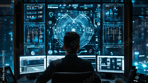 Advanced AI-Powered Cybersecurity System with a Sleek Interface Providing Comprehensive Protection Against Digital Threats © William