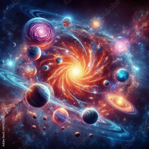 Cosmic Dance A Vibrant Symphony of Planets