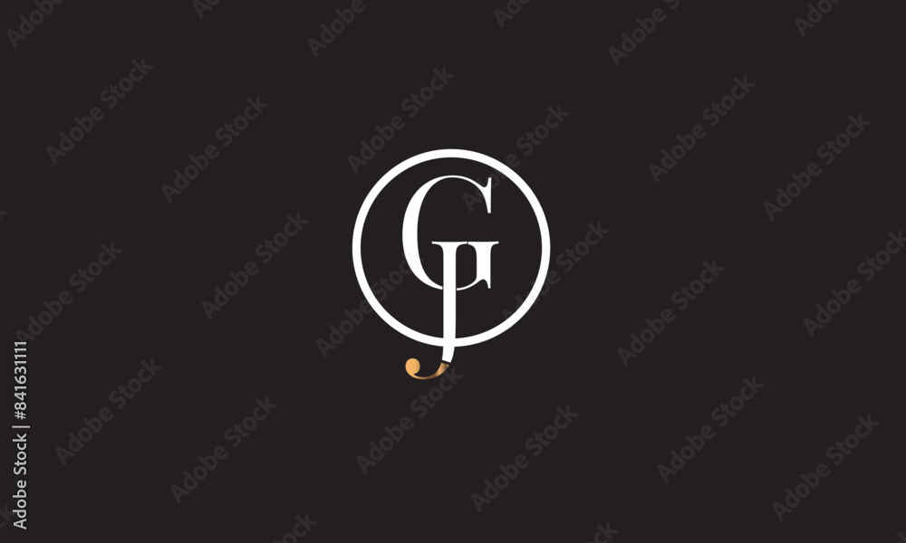 GJ, JG , J, G Abstract Letters Logo Monogram GJ, JG , J, G Abstract Letters Logo Monogram