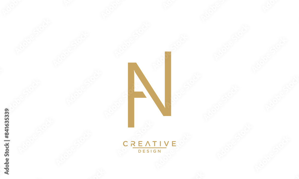 AN, NA, A, N, Abstract Letters Logo Monogram AN, NA, A, N, Abstract Letters Logo Monogram