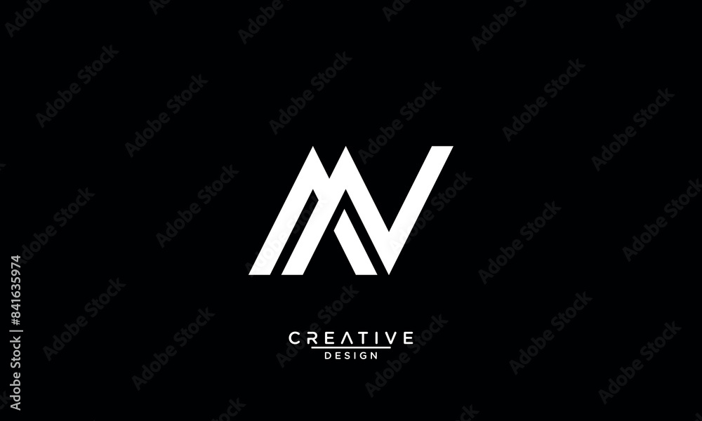 AN, NA, A, N, Abstract Letters Logo Monogram AN, NA, A, N, Abstract Letters Logo Monogram