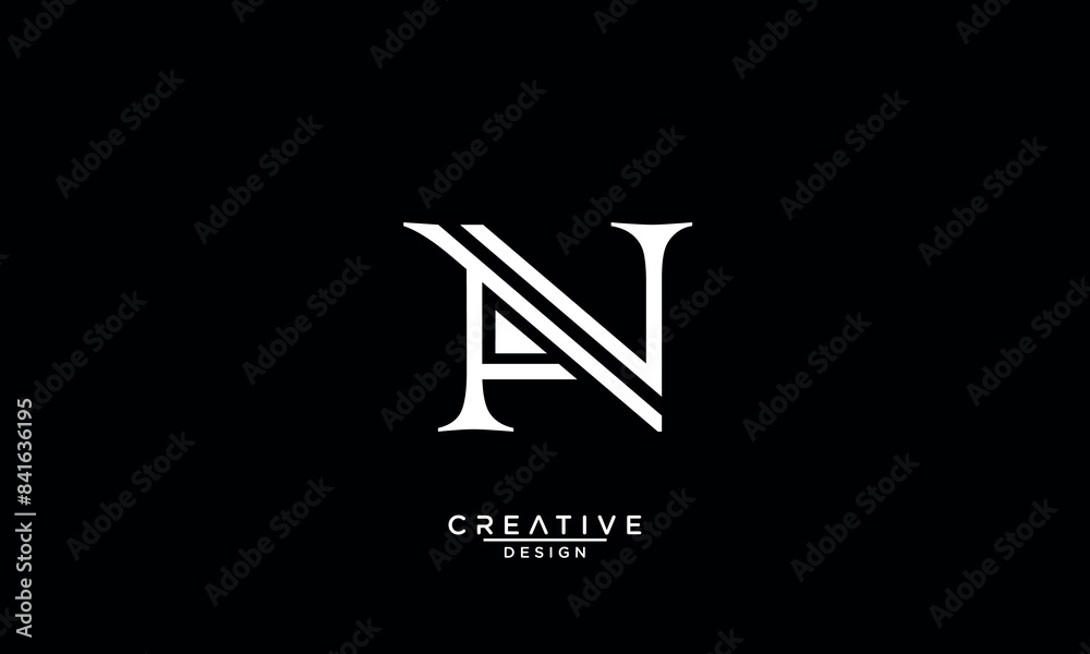 AN, NA, A, N, Abstract Letters Logo Monogram AN, NA, A, N, Abstract Letters Logo Monogram