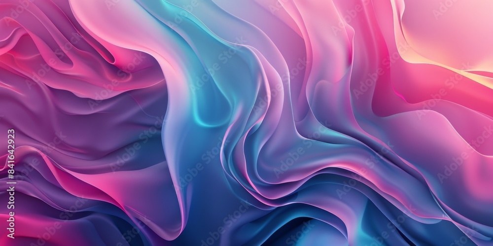 Fototapeta premium Abstract fluid gradient background, creative poster illustration graphic design