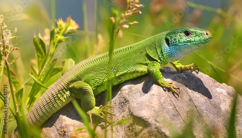 European green lizard