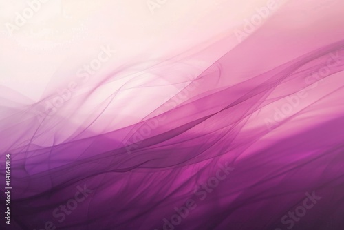 Purple fabric is flowing creating wavy lines and shapes with a light pink background. This image would make a great background or texture photo