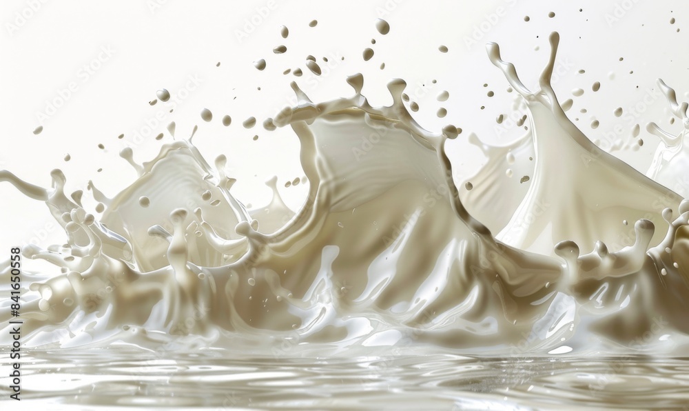 Splash of milk or cream, cut out Splash of milk or cream, cut out