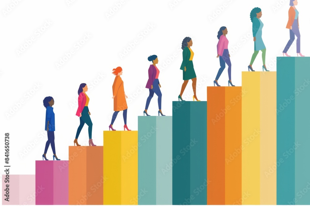 © Sandu - Women Climbing Career Ladder © Sandu - Women Climbing Career Ladder