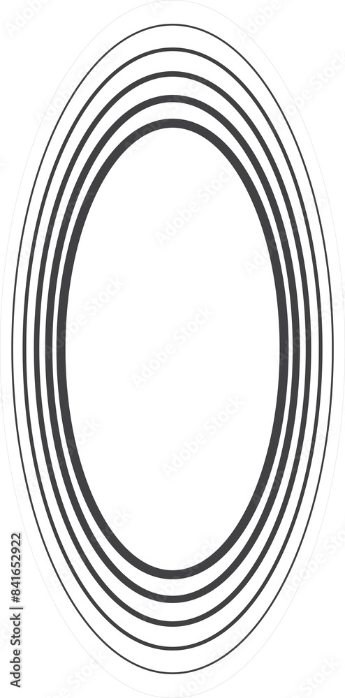Oval halftone line with blending. Technology design element Oval halftone line with blending. Technology design element