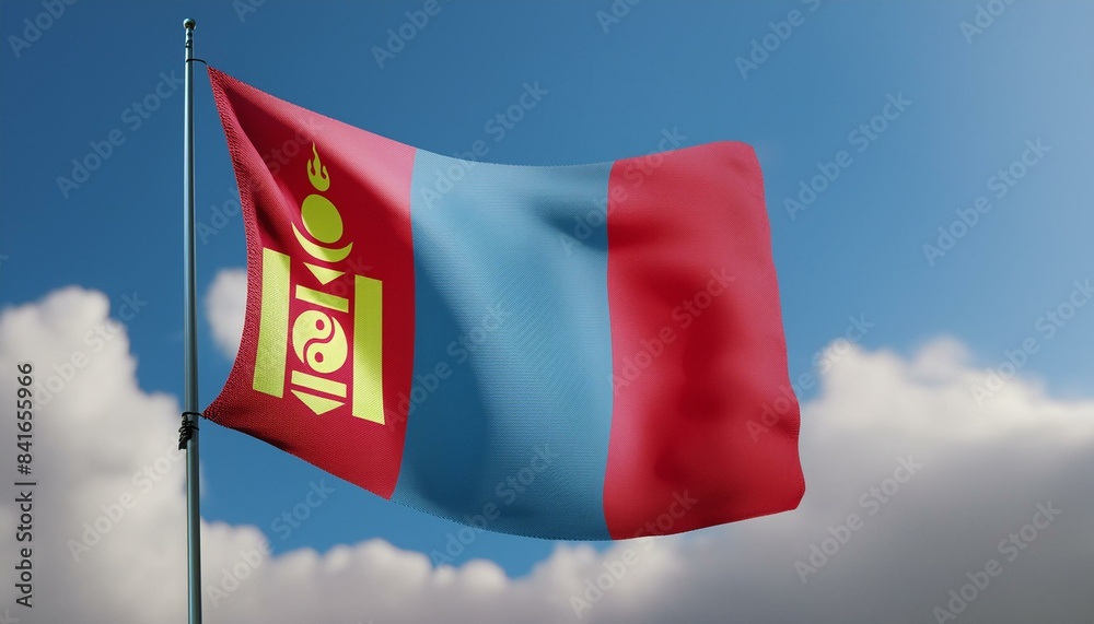 The Flag Of Mongolia The Flag Of Mongolia