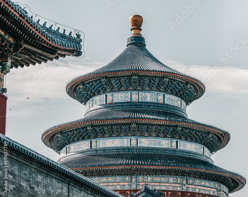 Beijing, China: Temple of Heaven blue roof