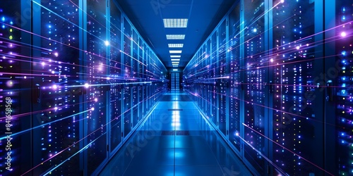 Easily move onpremises server data to cloud storage services. Concept Cloud Migration, Data Transfer, On-premises Server, Data Management, Cloud Storage Services © Ян Заболотний