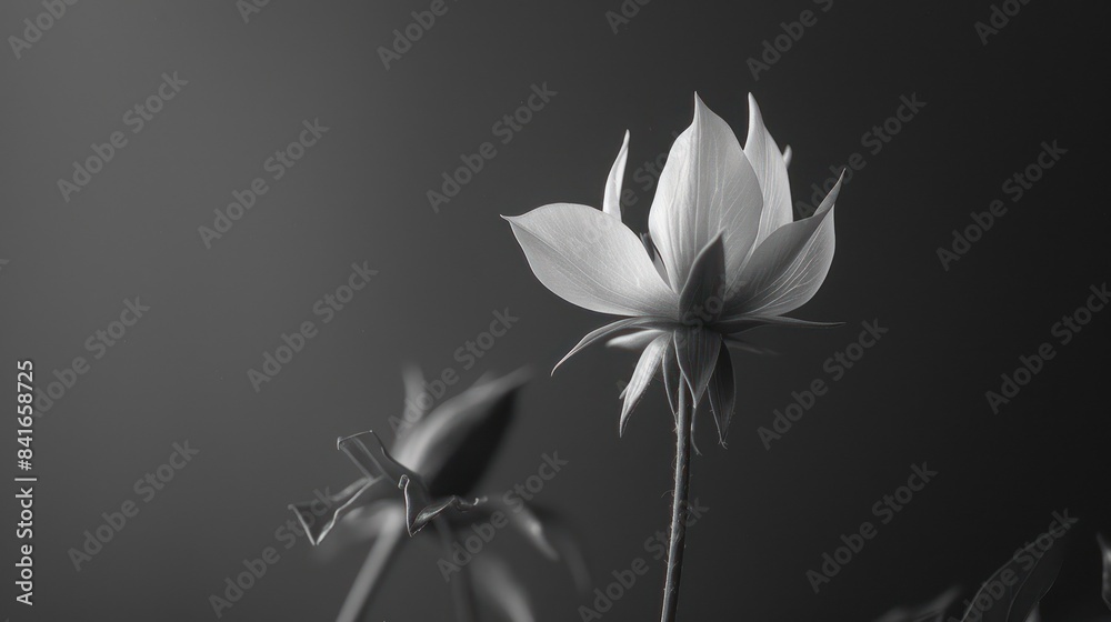 Elegant lotus flower in close-up Elegant lotus flower in close-up