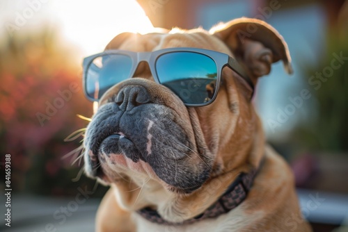 Dog Wearing Sunglasses