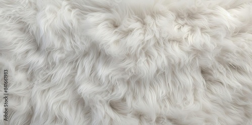 sherpa textured fur fabric on a isolated background