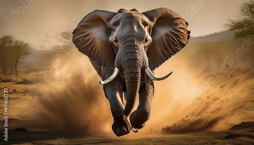 Animals, creatures, wild animals, beautiful creatures, rushing animals, running animals, Generative AI