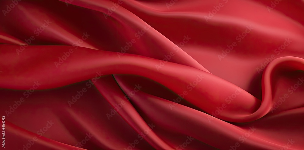 Obraz premium red cloth texture as a background for your design